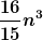 [latex]\frac{16}{15}n^3[/latex]